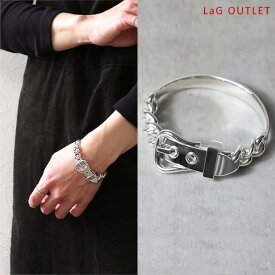 【LaGアウトレット】HERMES エルメス ブレスレット Boucle Sellier Inflexible Bracelet GM ブックルセリエ アンフレクシブル GM 125411B 00150 レディース シルバー925 silver925 アクセサリー LaG Onlinestore