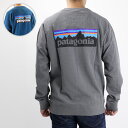 Patagonia パタゴニア Mens P-6 Logo Organic Crew Shirt 39603 CTRB メンズ 長袖Tシャツ トップス フェアトレード・サーティファイド 縫製 39603 野外フェス 海 山 キャンプ パタゴニア 新作 22 トレーナー