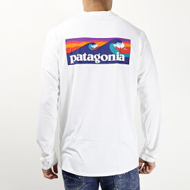 4/30迄！Instagramフォロワーさん限定クーポン発行中！Patagonia パタゴニア Mens Long-Sleeved Capilene Cool Daily Graphic Tシャツ 長袖 ロンT クルーネック ロングスリーブ ロゴプリント アウトドア スポーツ メンズ 45170