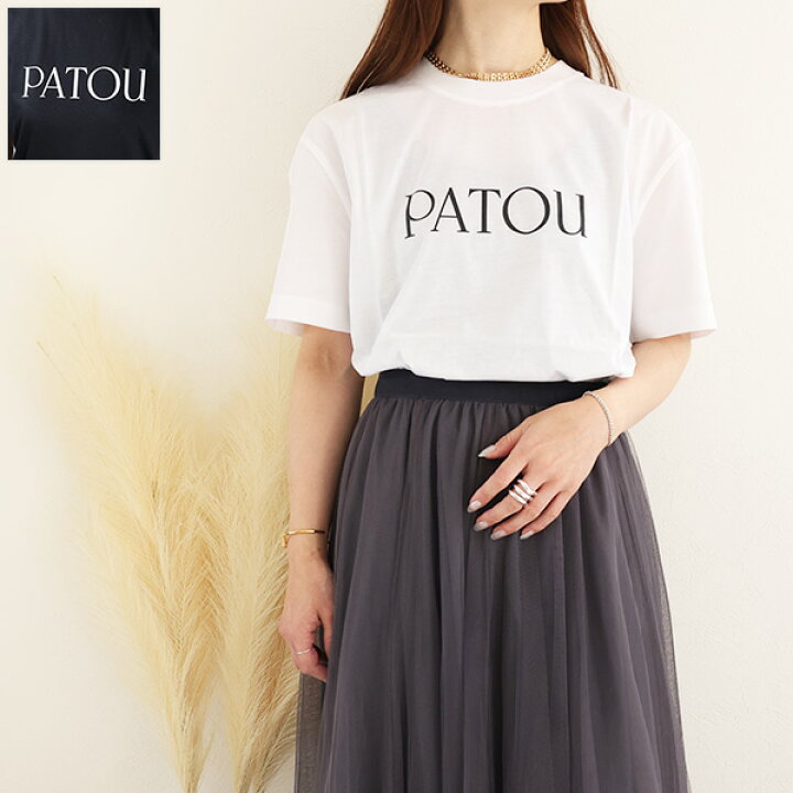 楽天市場】Patou パトゥ Logo T-Shirts Tシャツ 半袖 カットソー ロゴT  