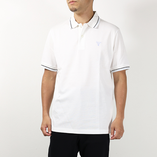 楽天市場】PRADA プラダ Cotton Polo Shirts ポロシャツ Tシャツ 半袖