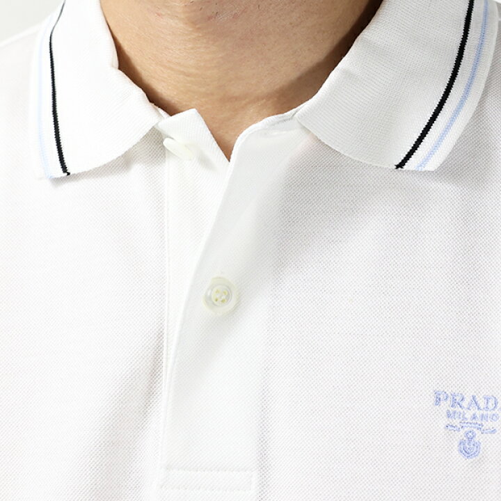 楽天市場】PRADA プラダ Cotton Polo Shirts ポロシャツ Tシャツ 半袖  