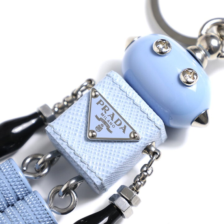 楽天市場】PRADA プラダ Saffiano Leather Robot Keychain Trick キー 