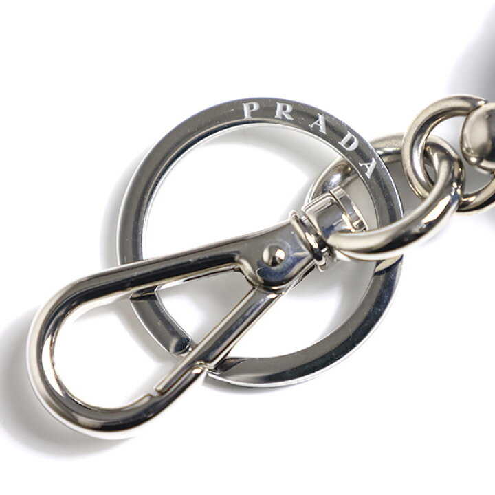 楽天市場】PRADA プラダ Saffiano Leather Robot Keychain Trick キー 