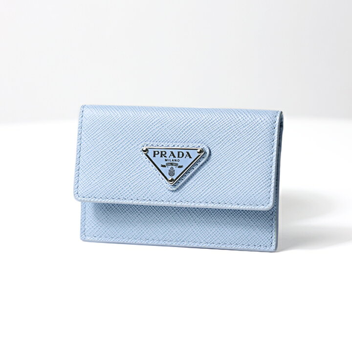 楽天市場】PRADA プラダ カードケース Saffiano Leather Triangle Logo 