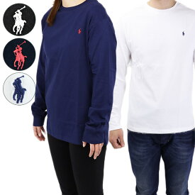 4/30迄！Instagramフォロワーさん限定クーポン発行中！【ネコポス配送：1枚迄】POLO RALPH LAUREN ラルフローレン LONG SLEEVE CREWNECK T-SHIRT 323 843804 001 002 長袖Tシャツ カットソー ロゴ 刺繍 クルーネック ワンポイント カジュアル メンズ レディース ユニセックス