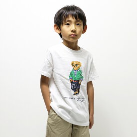 【ネコポス配送】POLO RALPH LAUREN ポロラルフローレン POLO BEAR T-SHIRT Tシャツ 半袖 プリントTシャツ クルーネック カジュアル 大人も可 キッズ 322 865681