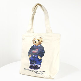 POLO RALPH LAUREN ポロラルフローレン POLO BEAR TOTE トートバッグ コットン ベア プリント 通勤 通学 レディース 9AR021