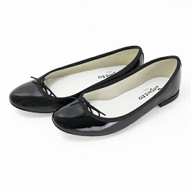 【3月31迄！タイムセール価格！】repetto レペット Cendrillon Patent バレエパンプス サンドリオン バレエシューズ フラット リボン パテントレザー レディース V086V [NEW SIZE]