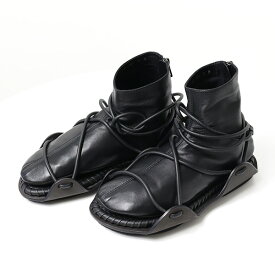 Salvatore Ferragamo サルヴァトーレフェラガモ Short Boots ショートブーツ フラットシューズ 靴 バックジップ ラウンドトゥ レザー 本革 メンズ 728472