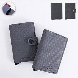 【3月31迄！タイムセール価格！】【ネコポス配送：1点迄】SECRID セクリッド Mini Wallet THE CARBON カーボン ミニウォレット ミニ財布 クレジットカードケース 折りたたみ財布 コンパクト 本革 メンズ レディース ユニセックス 父の日 ギフト プレゼントにおすすめ