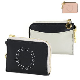 Stella McCartney ステラマッカートニー Card Holder Bicolor Eco Alter Mat コインケース キーリング 小銭入れ フラグメントケース ミニ財布 ロゴ レディース 7P0007 W8856