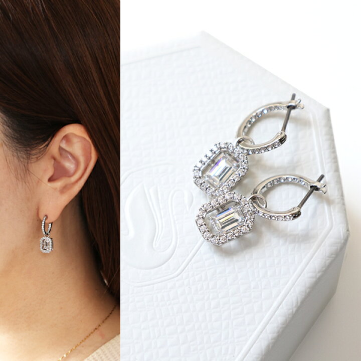 楽天市場】SWAROVSKI スワロフスキー ドロップピアス Millenia Drop 