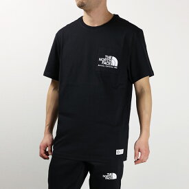 【ネコポス配送：1点迄】THE NORTH FACE ノースフェイス M Berkeley California Pocket Tee Tシャツ ポケットTシャツ 半袖 クルーネック ロゴ コットン アウトドア メンズ NF0A55GD