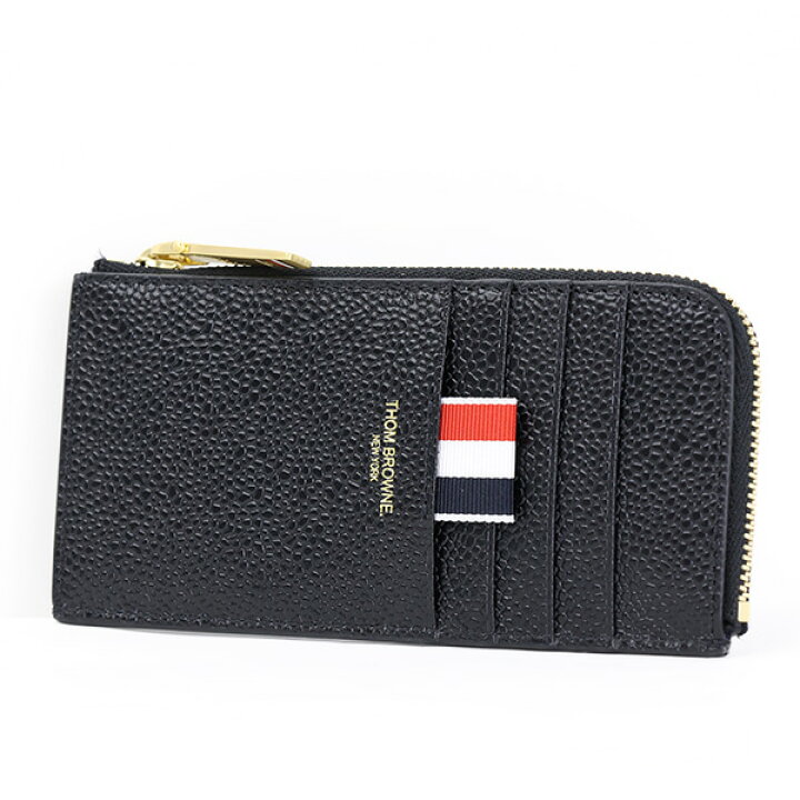 楽天市場】THOM BROWNE トムブラウン Flat Wallet ハーフジップ 