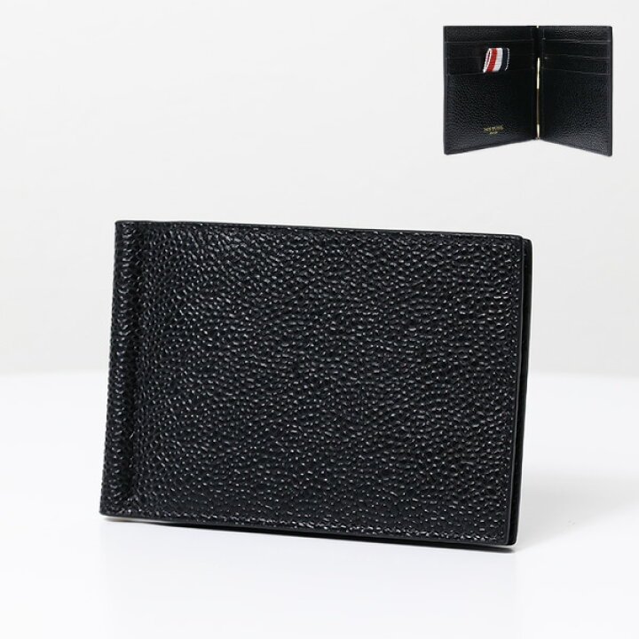 楽天市場】THOM BROWNE トムブラウン BI-FOLD WALLET WITH MONEY CLIP  