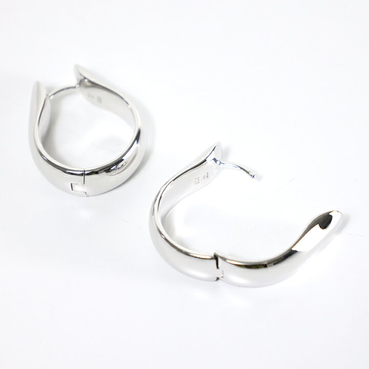 トムウッド リサイクル・スターリングシルバー 925 Square Hoops 