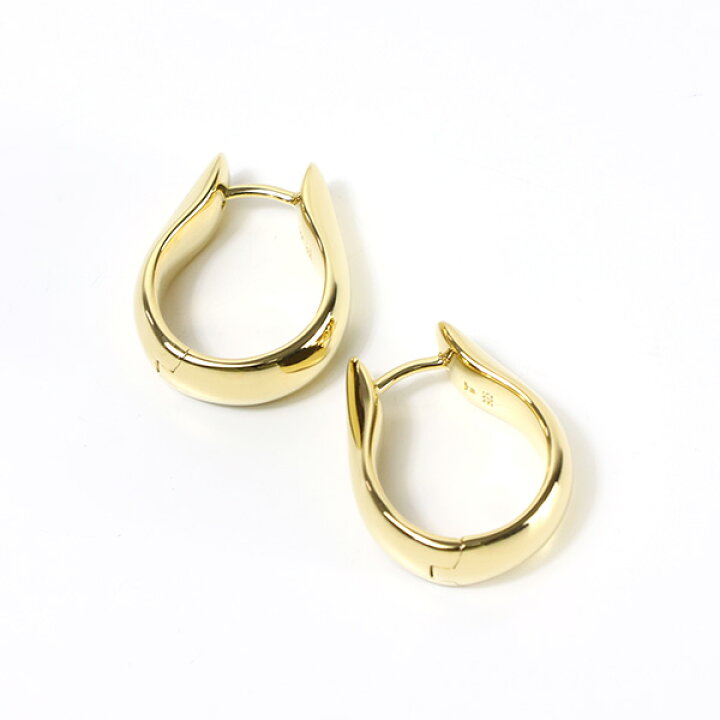 楽天市場】TOM WOOD トムウッド Oyster Hoops Medium Earrings Gold 
