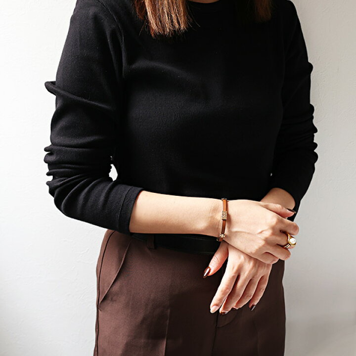 楽天市場】Tory Burch トリーバーチ ELEANOR LEATHER BRACELET 