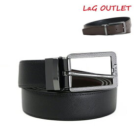 【LaGアウトレット】【訳アリ：キズ、シワ等】TUMI トゥミ Ballistic Etched Harness Reversible Belt 15961GNDDOS バリスティック ベルト リバーシブル ロゴ レザー オフィス カジュアル メンズ アウトレット