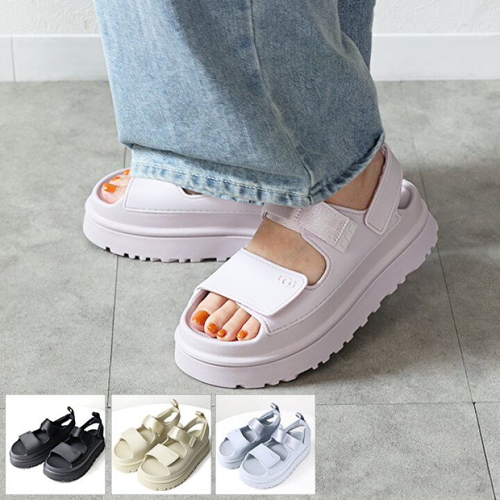 楽天市場】UGG アグ GoldenGlow Sandals ゴールデングロウ ストラップ 