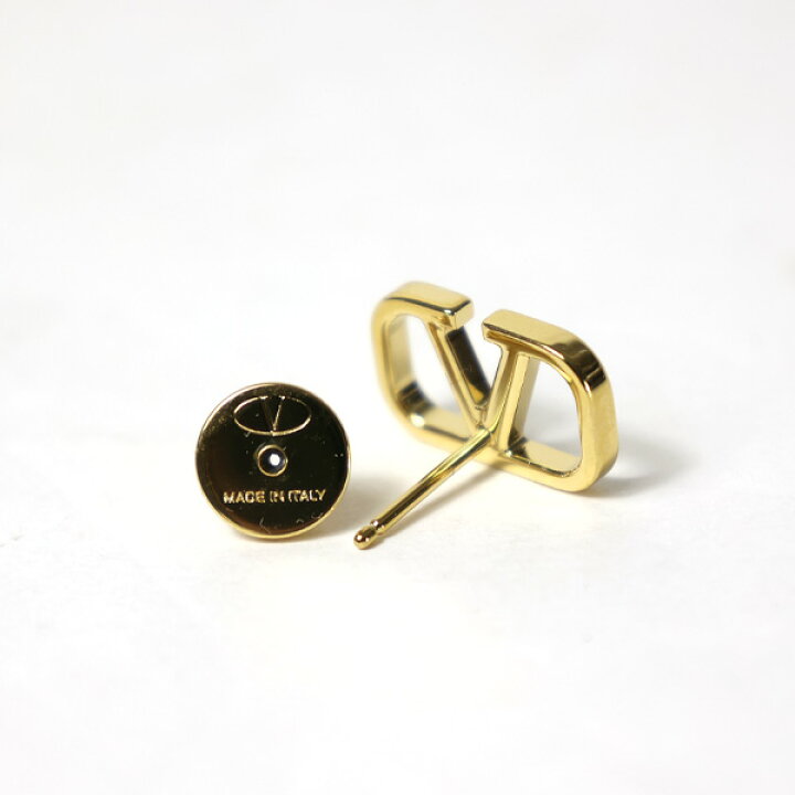 楽天市場】VALENTINO ヴァレンティノ V Logo Earrings ピアス 両耳用 