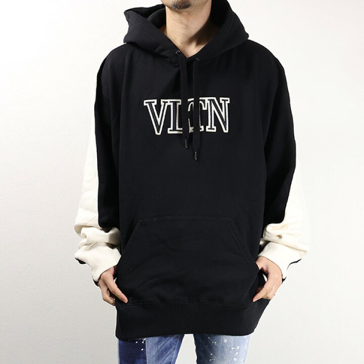 楽天市場】VALENTINO ヴァレンティノ Logo Hoodie プルオーバー 