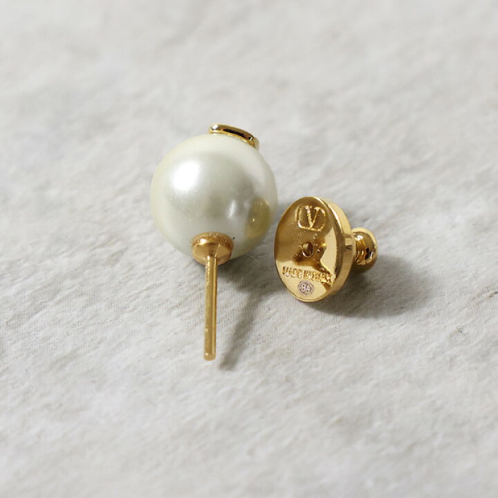 楽天市場】VALENTINO ヴァレンティノ Vlog Signature pearl earrings