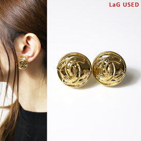 【中古品】CHANEL シャネル Coco Mark Earrings 3179