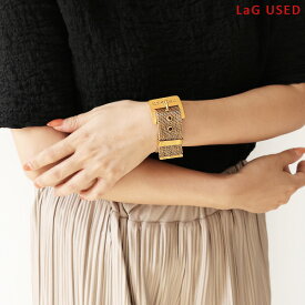 【中古品】CHANEL シャネル ブレスレット Mesh Belt Bracelet レディース メッシュベルト アクセサリー ココマーク エレガント LaG Olinestore