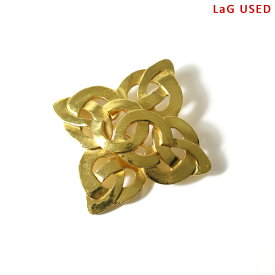 【中古品】CHANEL シャネル ブローチ Coco Mark Brooch レディース ココマーク アクセサリー CCロゴ エレガント