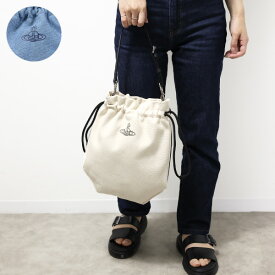 Vivienne Westwood ヴィヴィアン CANVAS DRAWSTRING POUCH SET ハンドバッグ ショルダーバッグ 巾着バッグ ドローストリング 鞄 キャンバス オーブ レディース 5303000H W00IJ