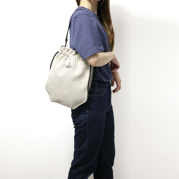 楽天市場】Vivienne Westwood ヴィヴィアン CANVAS DRAWSTRING POUCH 