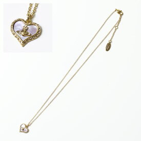 【3月31迄！タイムセール価格！】Vivienne Westwood ヴィヴィアンウエストウッド Petra Pendant ネックレス アクセサリー オーブ ハート チェーン 真鍮 レディース 63020103 02R608