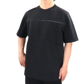 Y-3 ワイスリー M COVER KNIT SHELL SS TEE クルーネック バックロゴT 半袖 Tシャツ メンズ GV6088 Black