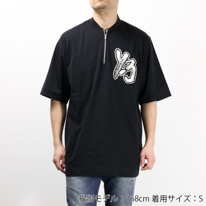 楽天市場】Y-3 ワイスリー HZ SS TEE Tシャツ 半袖 ハーフジップ ロゴT  
