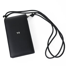 【3月31迄！タイムセール価格！】Y-3 ワイスリー PHONE CASE スマホバッグ ショルダーバッグ クロスボディバッグ ロゴ レザー メンズ IJ9902