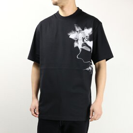Y-3 ワイスリー GRAPHIC T-SHIRT Tシャツ 半袖 クルーネック ロゴT コットン シンプル スポーティー メンズ IN4353