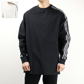 Y-3 ワイスリー 3-STRIPES LONG-SLEEVE TOP Tシャツ 長袖 クルーネック ロゴT ロンT コットン シンプル スポーティー メンズ IR6268 IV5622 LaG Onlinestore