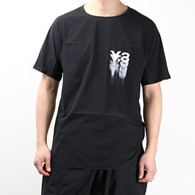 Y-3 ワイスリー RUNNING SHORT SLEEVE TEE Tシャツ 半袖 ランニング クルーネック カットソー ショートスリーブ レギュラーフィット ロゴ メンズ IN8743