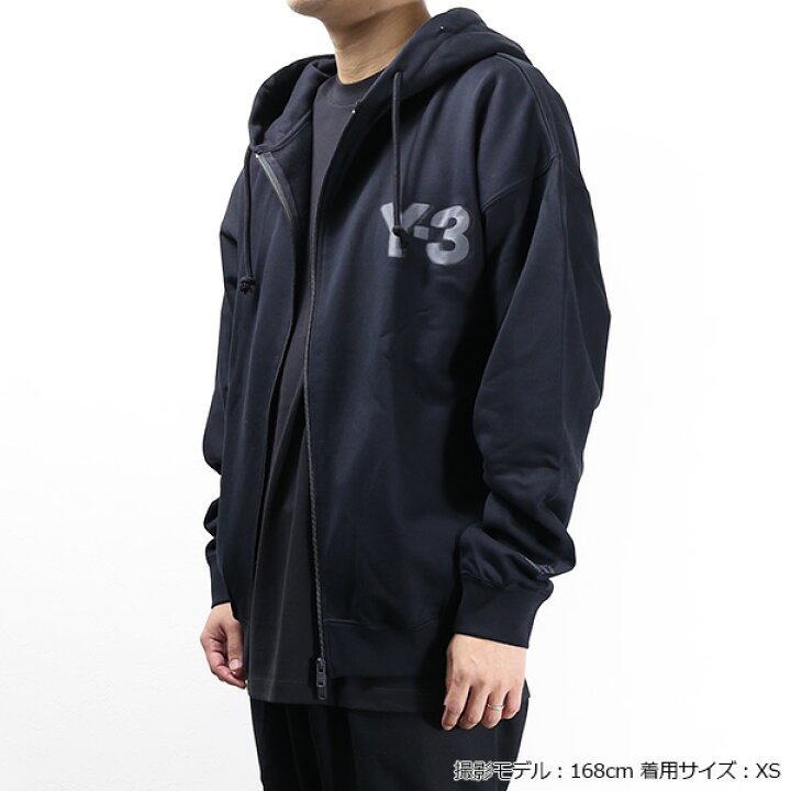 楽天市場】Y-3 ワイスリー LOGO ZIP HODDIE パーカー ジップアップ 