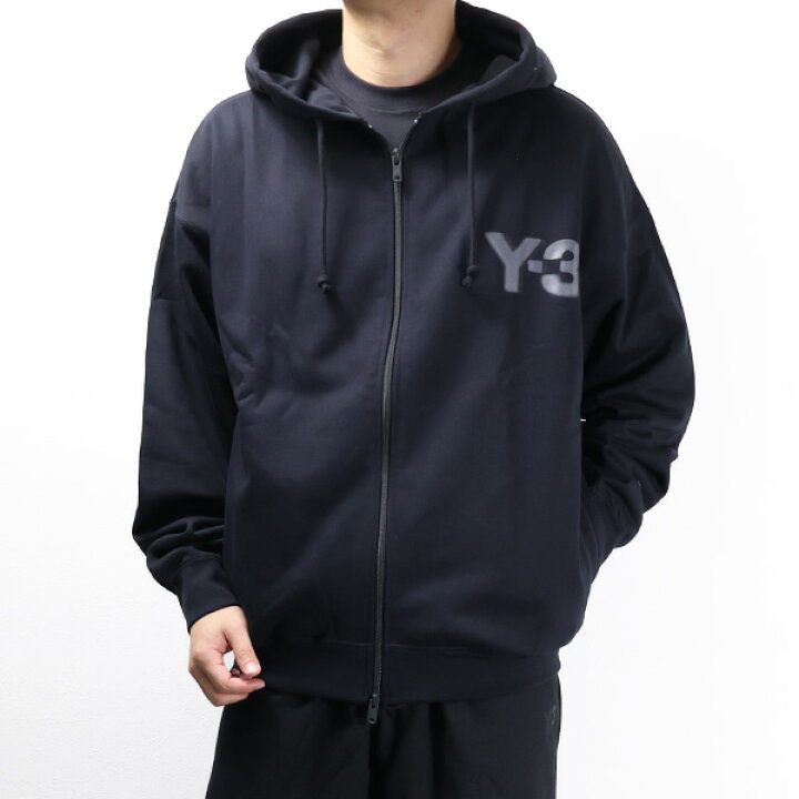 楽天市場】Y-3 ワイスリー LOGO ZIP HODDIE パーカー ジップアップ 
