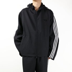 Y-3 ワイスリー パーカー Wire Zip-Up Hoodie JW7354 メンズ ジップアップ フーディー 長袖 3ストライプス LaG Onlinestore