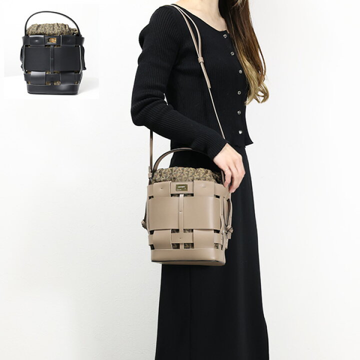 楽天市場】ZANCHETTI ザンケッティ WOVEN SMALL BUCKET BAG WBUS 735  