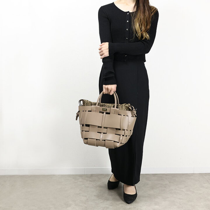 楽天市場】ZANCHETTI ザンケッティ WOVEN SHOPPER TOTE WMSH 735  