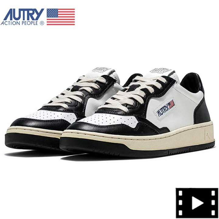 楽天市場】【セール】オートリー スニーカー メンズ 牛革 バイカラー  