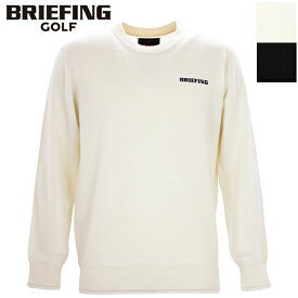 【セール】ブリーフィング ゴルフ ウェア メンズ カシミヤ クルーネックニット ホリデイコレクション BRIEFING GOLF HOLIDAY COLLECTION MS CASHMERE CREW NECK KNIT BRG223MA9 BRG 000【返品交換不可】specialpriceAM