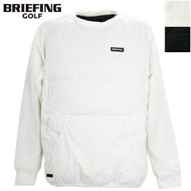 【セール】ブリーフィング ゴルフ ウェア メンズ タイオン ダウンクルーネック BRIEFING GOLF HOLIDAY COLLECTION MS TAION DOWN CREW NECK BRG223MA7 BRG【返品交換不可】specialpriceAM