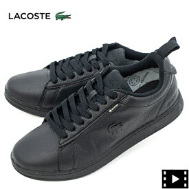 ラコステ スニーカー メンズ ゴアテックス レザー ローカットスニーカー LACOSTE GORETEX CARNABY LAC EVO GTX 43SMA0020 02H