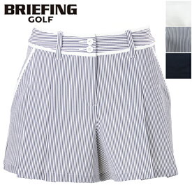 ブリーフィング ゴルフ ウェア レディース シアサッカープリーツ ショートパンツ BRIEFING GOLF WS SEERSUCKER PLEATS SHORT PANTS BBG231W44 BRG